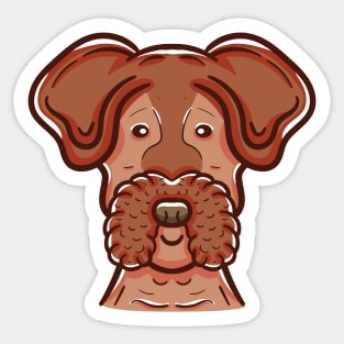 Airdale terrier dog Sticker